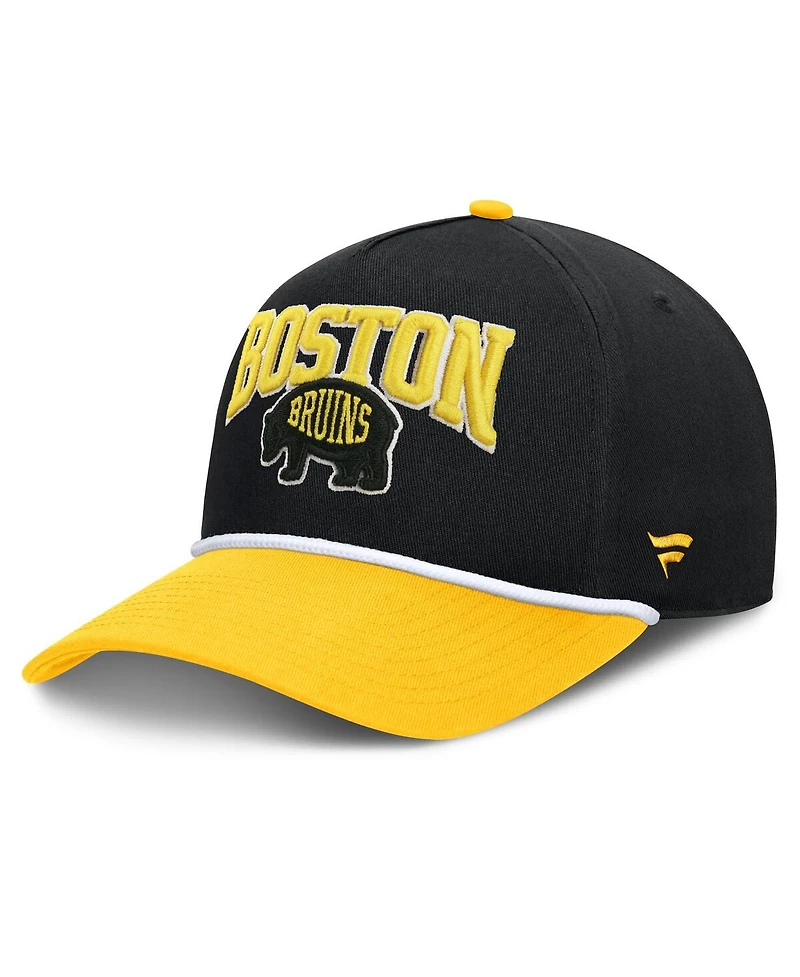 Fanatics Men's Black Boston Bruins 2026 Nhl Stadium Series Authentic Pro A-Frame Adjustable Hat