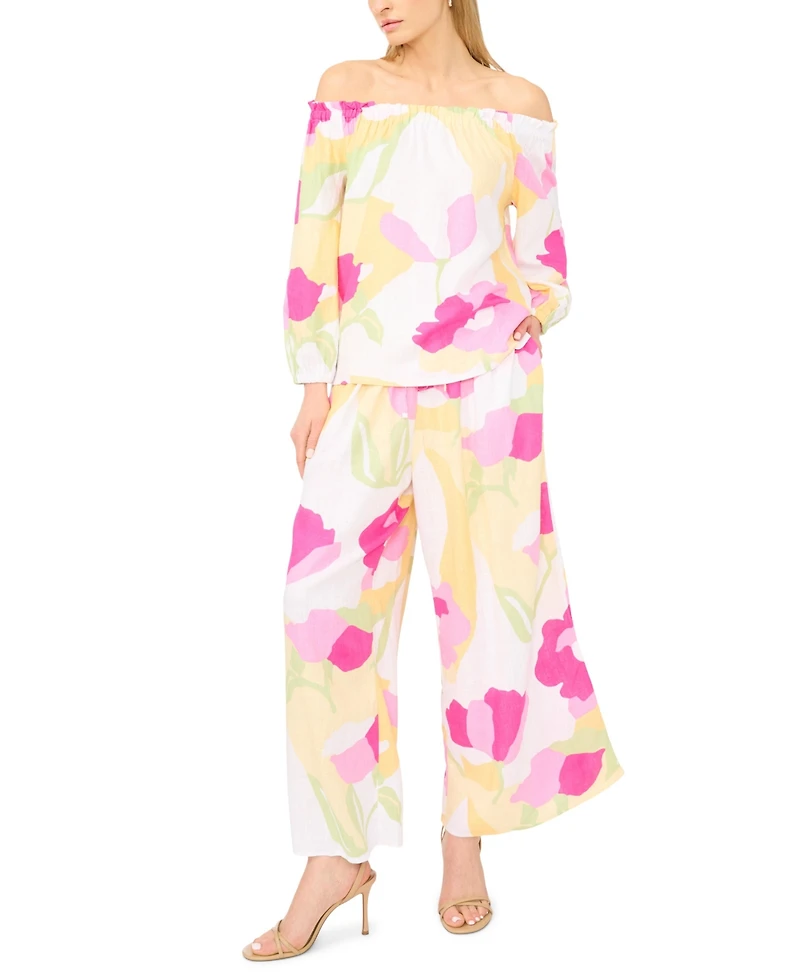 Vince Camuto Women's Off-The-Shoulder Long-Sleeve Top