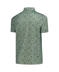 Barstool Golf Men's Green Wm Phoenix Open Printed Polo Shirt