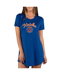 Concepts Sport Women's Royal New York Knicks Marathon Knit Nightshirt