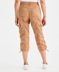 Style & Co Women's Mid-Rise Cargo Capri Pants, Exclusively at Macy's