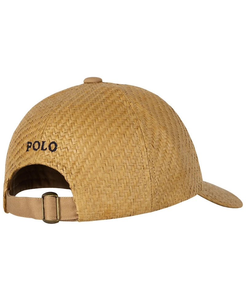 Polo Ralph Lauren Men's Straw Baseball Hat