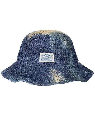 Polo Ralph Lauren Men's Hand Painted Raffia Bucket Hat