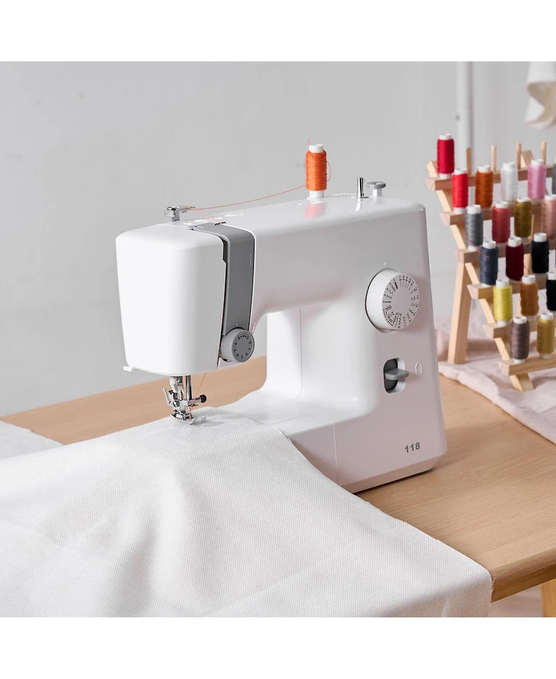 Portable Sewing Machine with 18 Stitch Applications & Led Work Light