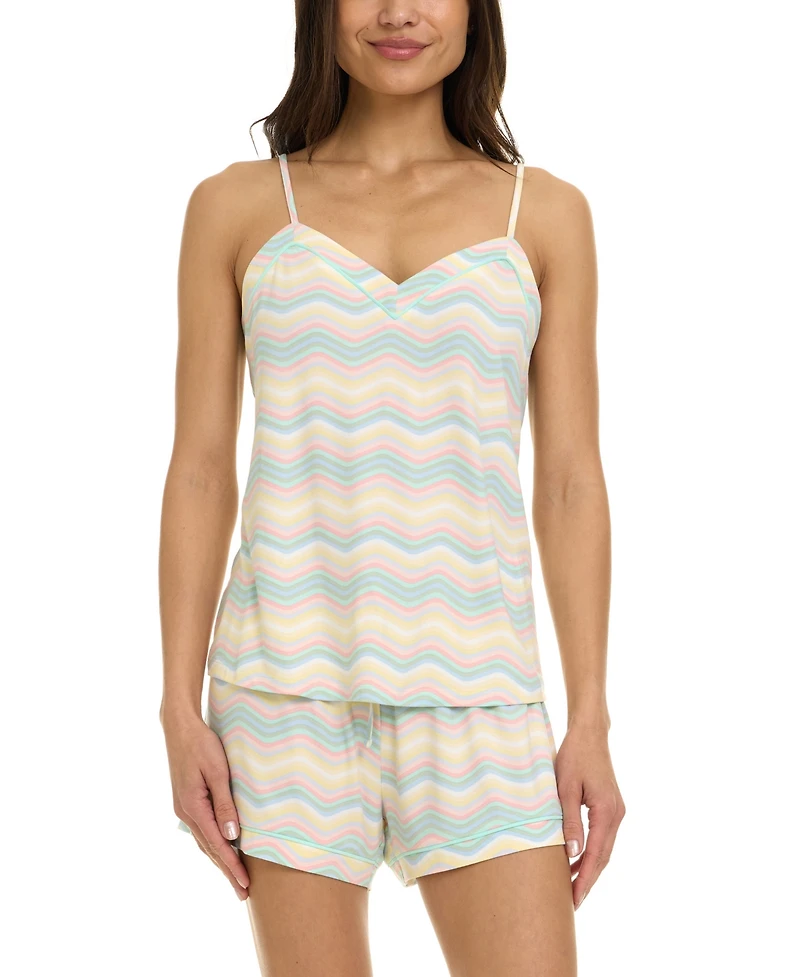 Flora by Nikrooz Women's Ayanna 4-Pc Pack 2 Cami & Shorts