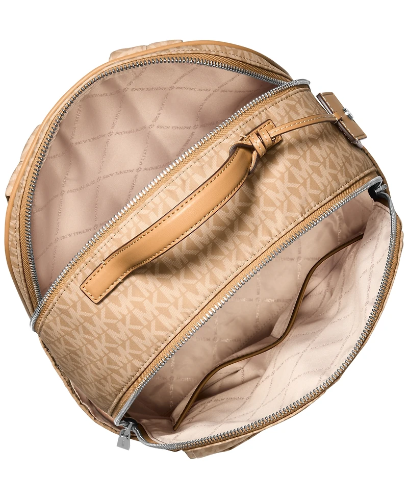 Michael Kors Sable Large Printed Signature Logo Backpack