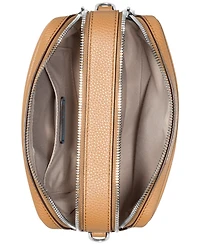 Michael Kors Bryant Medium Leather Double Zip Chain Camera Crossbody