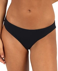 Hurley Women's Max Solid Cheeky Swim Bottoms