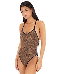 Hurley Women's Soft Spot Cheeky One-Piece Swimsuit