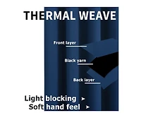 Kate Aurora 2 Piece For Extra Long Windows Grommet Top Blackout Curtain Panels - 95 in. Long