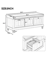 Rainsken Shoe Bench