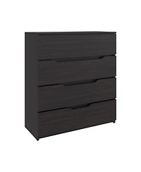 Fm Furniture Bristol 4-Drawer Dresser, Wenge