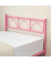 gaomon Twin Size Bed Frame with Headboard and Footboard, Twin Bed Frame for Girls/Boys/Teens, Heavy Duty Metal Slat Support