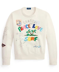 Polo Ralph Lauren Men's Peace Love Surf Graphic Sweatshirt