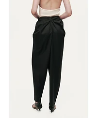 Nocturne Women's Accessory Detailed Pleated Pants