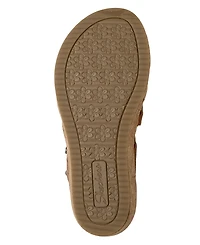 Skechers Women's Arch Fit Beverlee 2.0 - Natural Era Wedge Sandals from Finish Line