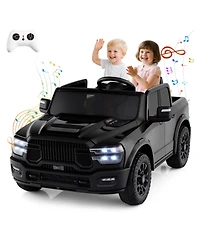 Slickblue Big Kids 24V Ride On Truck 2-Seater with Music & Remote Control