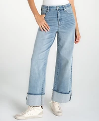 Liverpool Los Angeles Petite Morgan High-Rise Wide-Leg Jeans