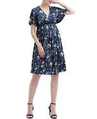 kimi + kai Maternity Annis V-Neck Nursing Dress