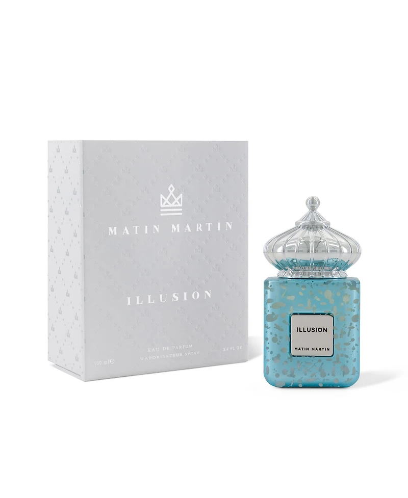 Matin Martin Illusion - Perfumes for Women and Men - Cologne with Oriental Floral Scent - Musk and Vanilla Perfume - Long Lasting Fragrance