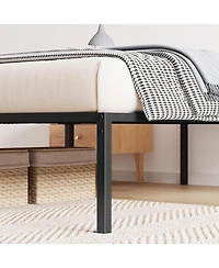 gaomon Bed Frame, 14" Metal Platform Bed Frame, Heavy Duty Metal Bed Frame with Iron Slat Support, Under-Bed Storage, 800 Lbs Weight Capacity