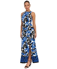 London Times Petite Halter Neck Maxi Dress