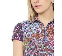 Msk Petite Shirt Collar Mini Dress