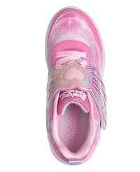 Skechers Little Girls Dream Racer - Wing Brites Light-Up Casual Sneakers from Finish Line