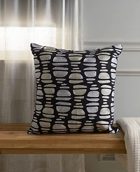 Rizzy Home Carrie Cotton Decorative Pillow, 18" x