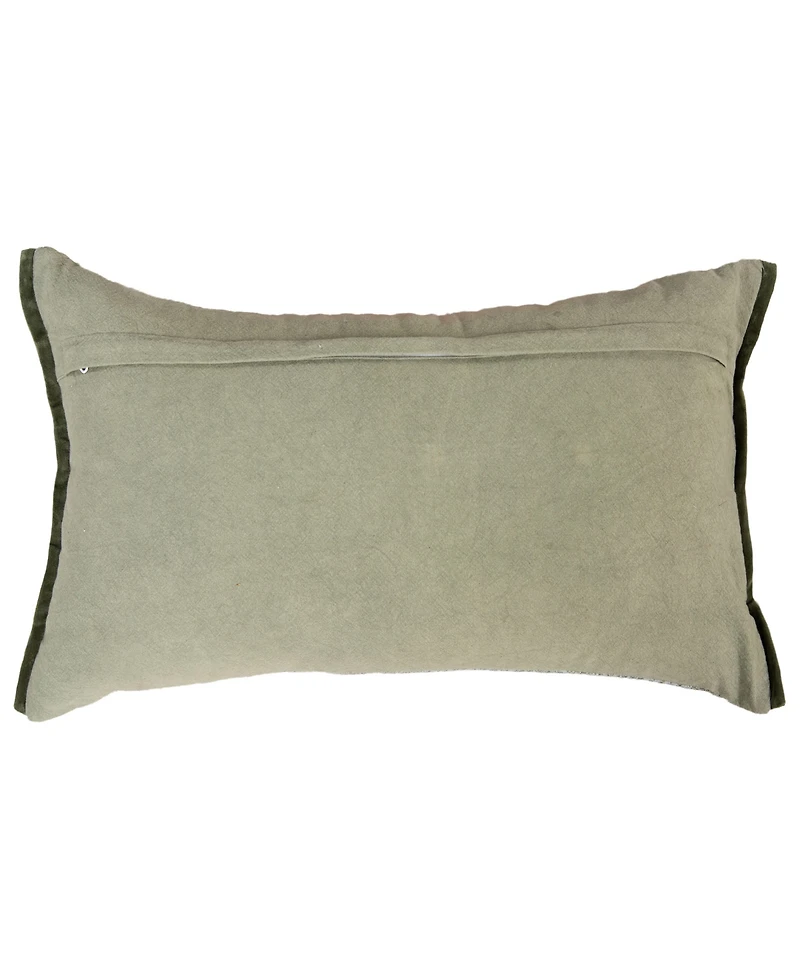 Rizzy Home Edith Cotton Blend Decorative Pillow, 14" x 26"