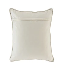 Rizzy Home Catherine Cotton Decorative Pillow, 22" x 22"