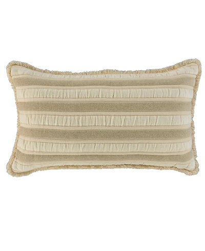 Rizzy Home Fannie Cotton Decorative Pillow, 14" x 26"