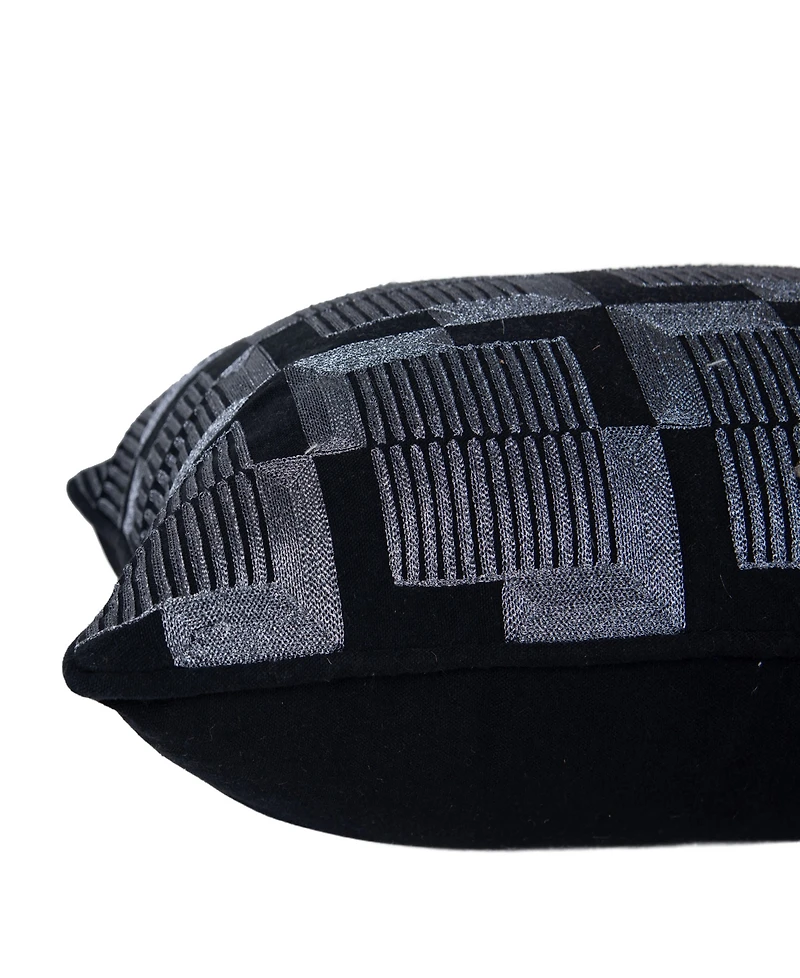 Rizzy Home Martha Cotton Decorative Pillow, 14" x 20"