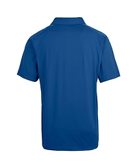 Cutter & Buck Men's Royal Los Angeles Chargers Prospect Textured Stretch Polo Shirt