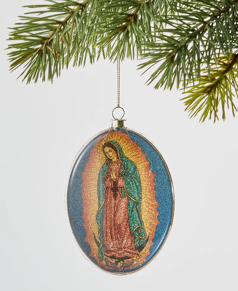 Holiday Lane Blessed Our Lady of Guadalupe Disc Ornament, Macy's Exclusive