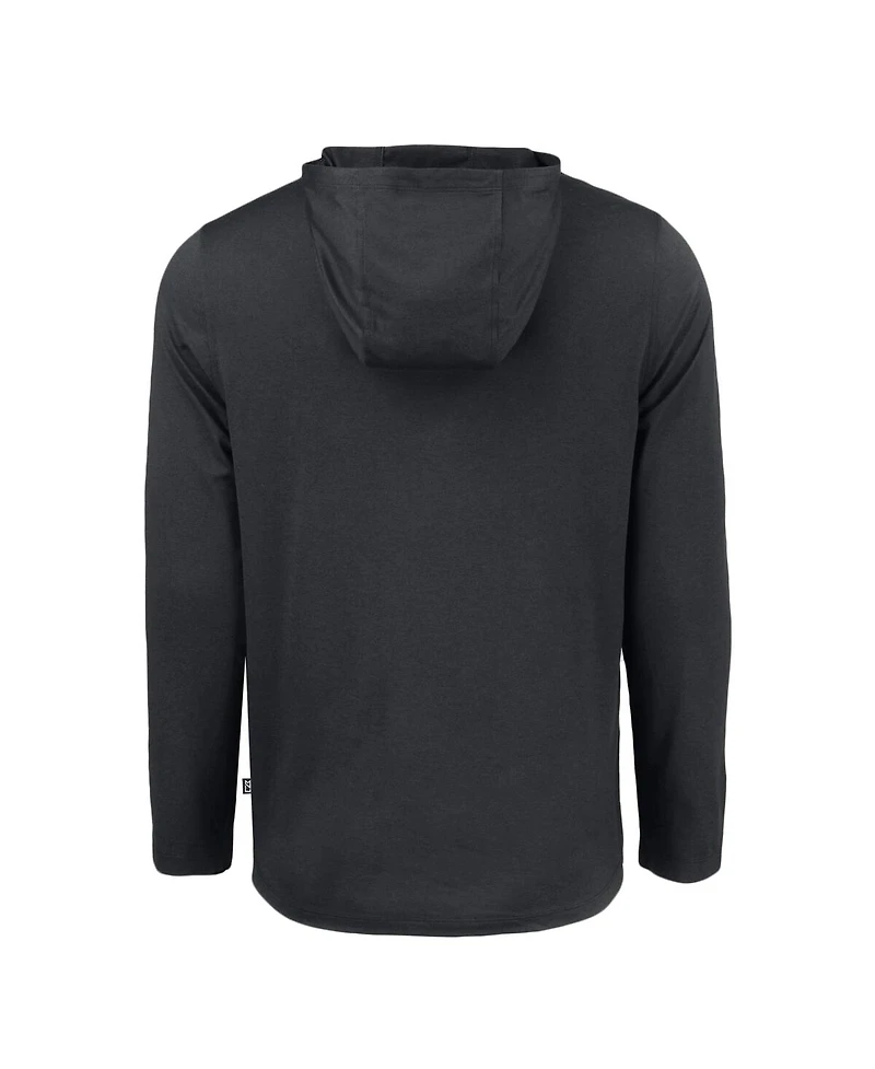 Cutter & Buck Men's Black Nebraska Huskers Coastline Epic Comfort Eco Long Sleeve Hoodie