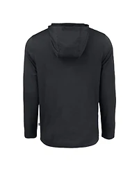 Cutter & Buck Men's Black Duke Blue Devils Coastline Epic Comfort Eco Long Sleeve Hoodie T-Shirt