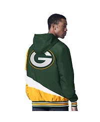 G-iii Sports by Carl Banks Men's Green/Charcoal Green Bay Packers Dual Threat Reversable Full-Zip Hooded Jacket