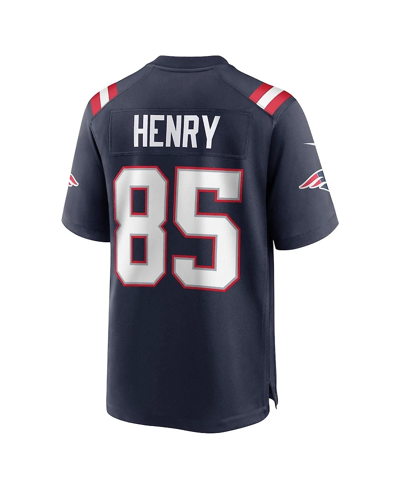 Nike Men's Hunter Henry Navy New England Patriots Team Game Jersey