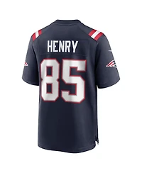 Nike Men's Hunter Henry Navy New England Patriots Team Game Jersey