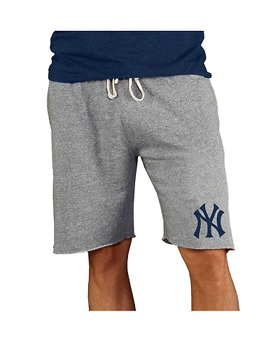 Concepts Sport Men's Gray New York Yankees Mainstream Terry Shorts