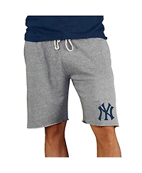 Concepts Sport Men's Gray New York Yankees Mainstream Terry Shorts