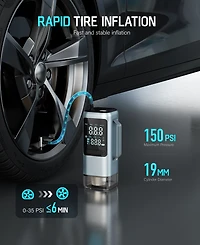 Sugift 20-Amp Battery Charger/Maintainer with Lcd Display & Desulfation Mode