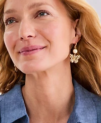 Charter Club Butterfly Drop Earrings, Macy's Exclusive