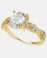 Charter Club Cubic Zirconia Twist Ring, Macy's Exclusive