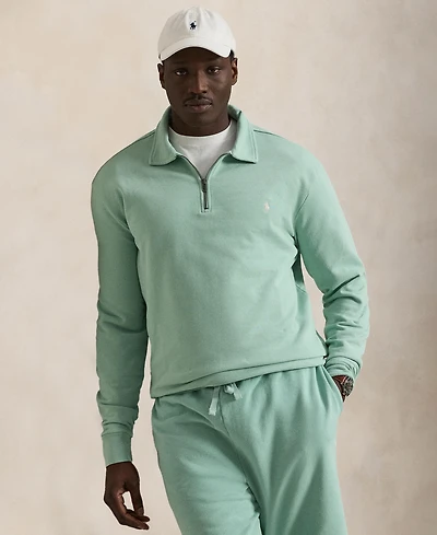 Polo Ralph Lauren Men's Big & Tall Loopback Quarter-Zip Sweatshirt
