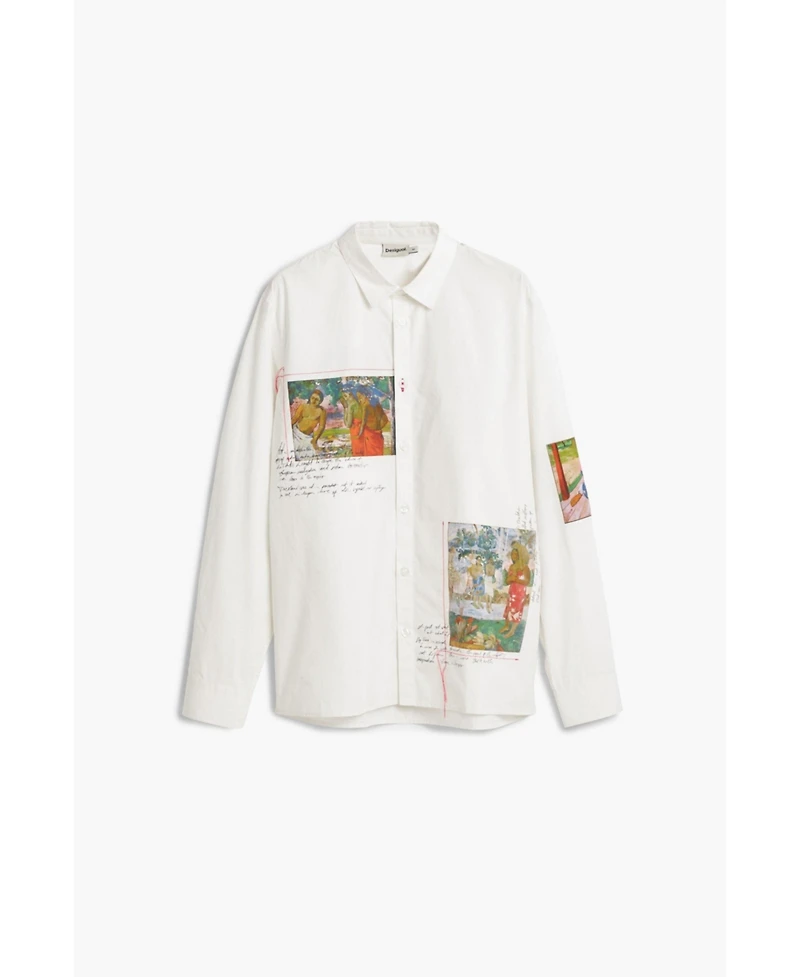 Desigual Men's Printed Gaugin Shirt