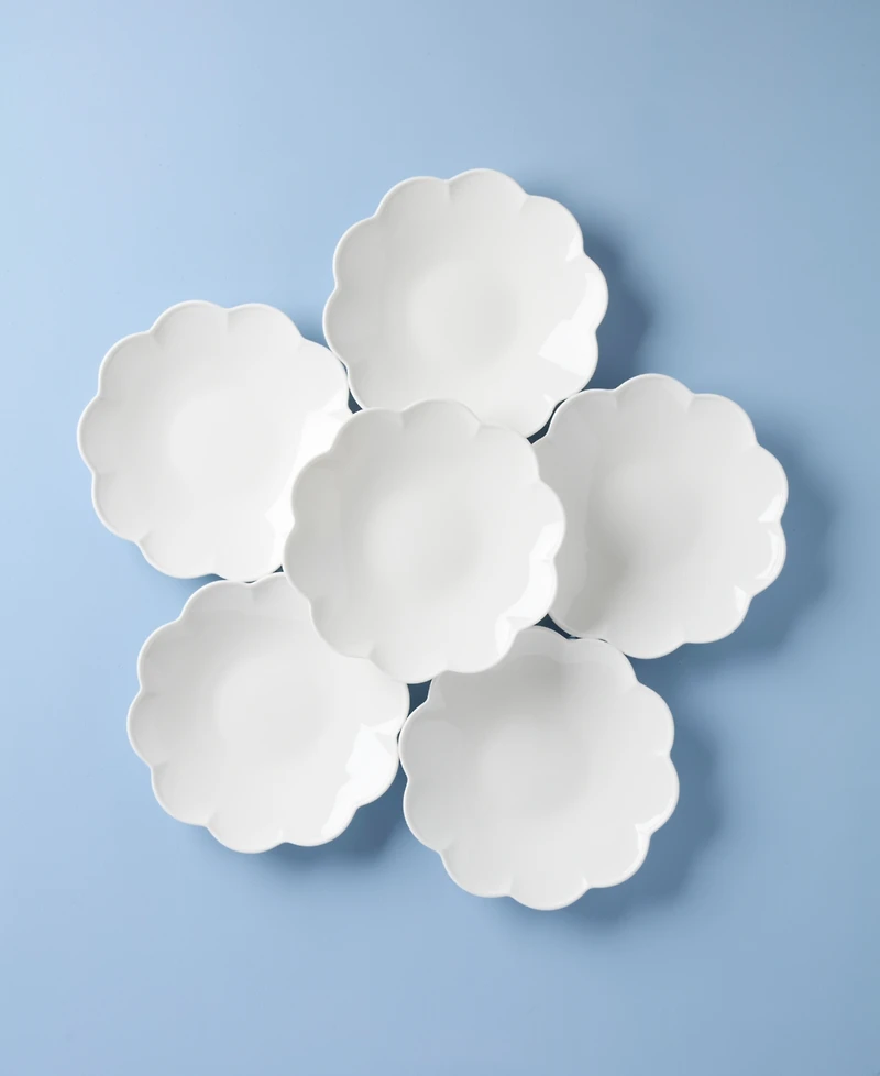 Lenox Studio 1414 Scallop Dinner Plates, Set of 6