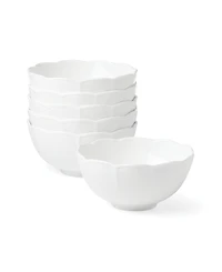Lenox Studio 1414 Scallop All-Purpose Bowls, Set of 6