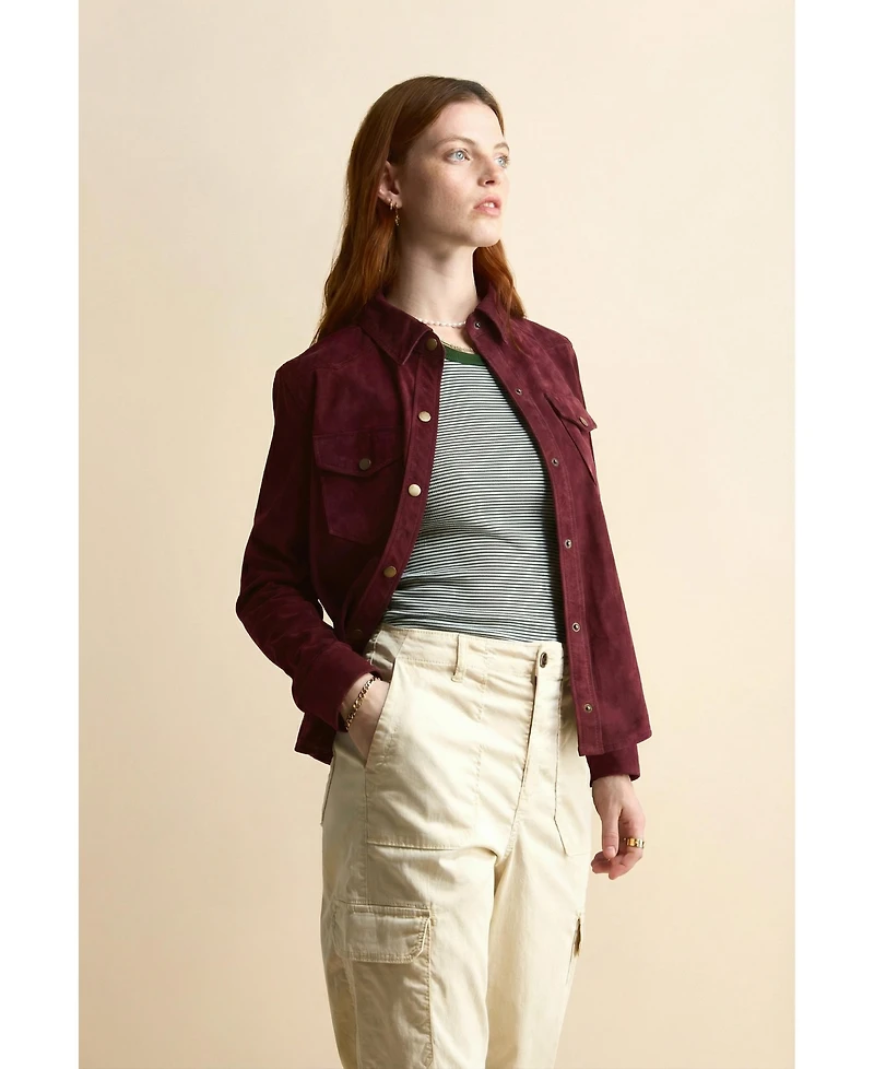Furniq Uk Women's Suede Jacket
